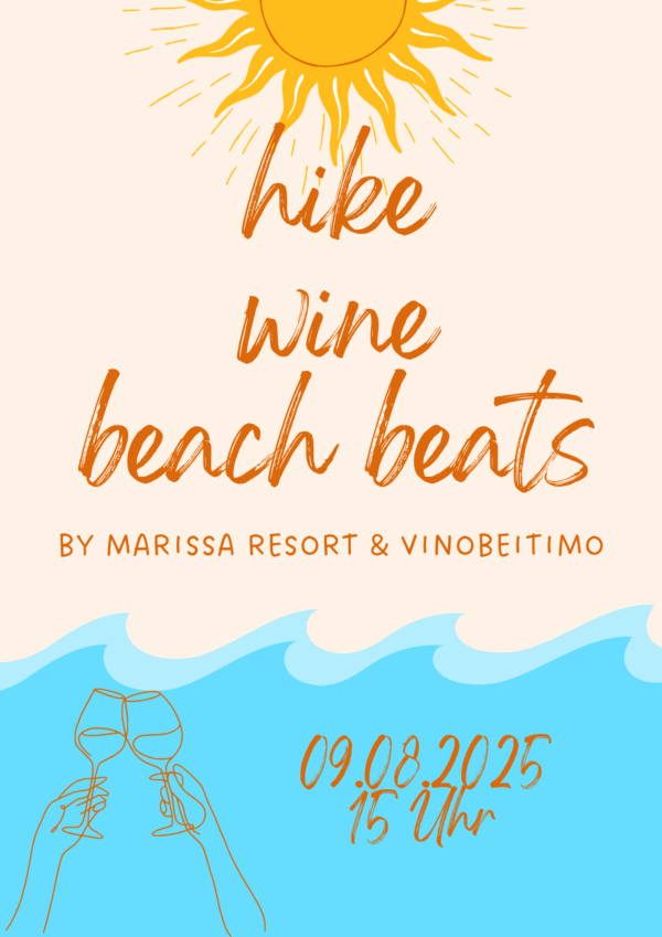 09.08.2025 15 Uhr - Hike, Wine and Beach Beats